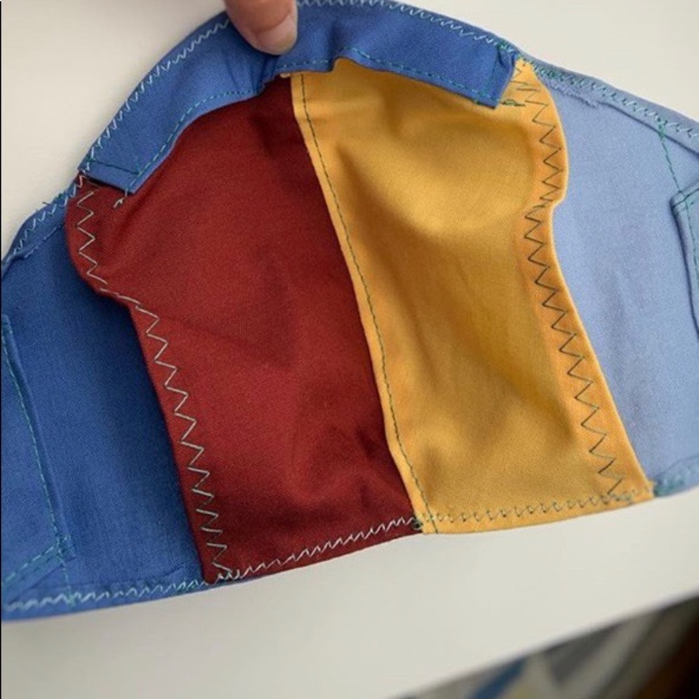Primary Colors Face Mask - Picture 2 of 2